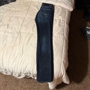 BKE alec Men's Dark Blue Slim Straight Jeans 30x34